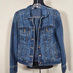 J Crew Azteca Vintage Denim Jacket Classic Western Casual S